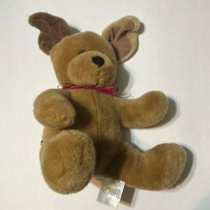 Build-A-Bear Stuffed Animal Tan with 1 Brown Ear.